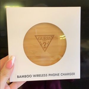 Guess Bamboo Wireless Phone Charger